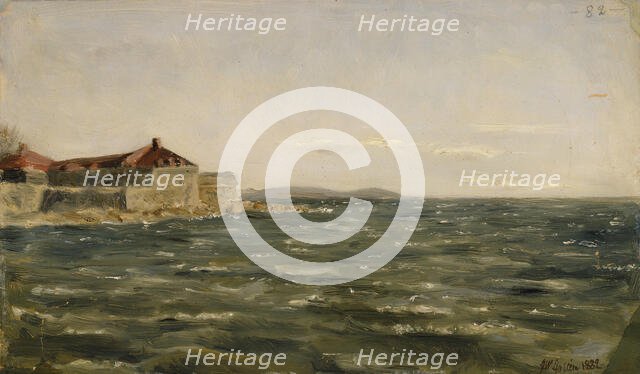 Sand Bank, 1882. Creator: Akseli Gallen-Kallela.