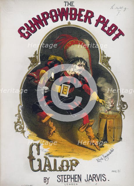 'The Gunpowder Plot Galop', 1866. Creator: Unknown.