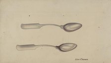 Silver Spoon, 1935/1942. Creator: Lon Cronk.