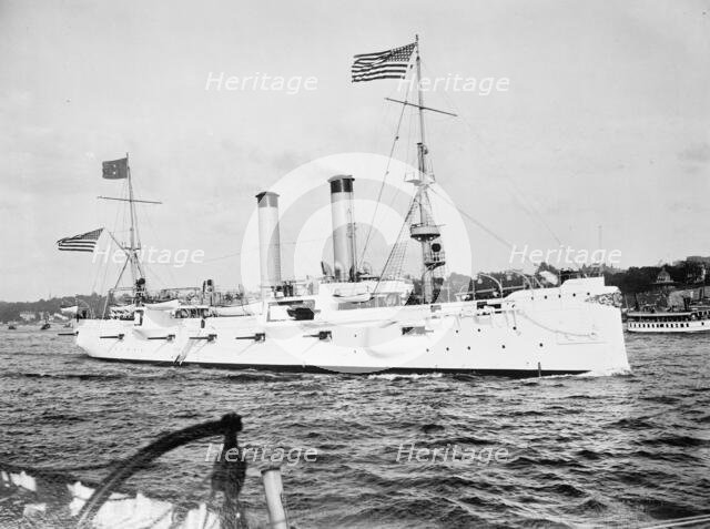 U.S.S. Chicago, Dewey Naval Parade, 1899 Sept 29. Creator: Unknown.