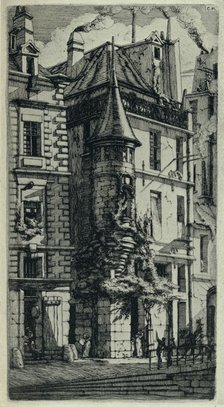 'Turret, Rue de la Tixeranderie', 1915. Artist: CH Meryon.
