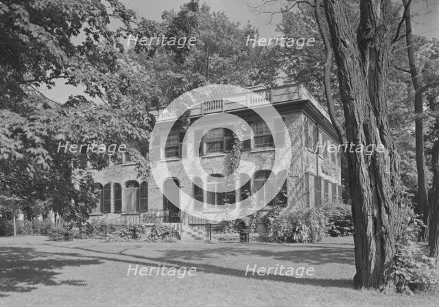 J.L. Johnston, Stone House, residence in Cape Vincent, New York, 1935. Creator: Gottscho-Schleisner, Inc.