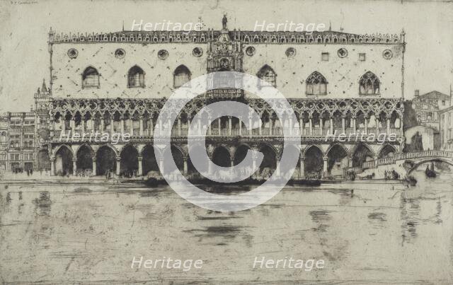 Doge's Palace, Venice, 1902. Creator: David Young Cameron.