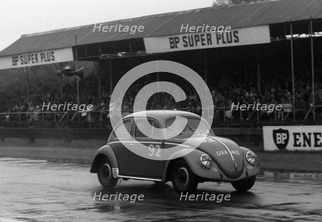 Volkswagen Beetle, R. Vaughan, Goodwood Members Meeting 1959. Creator: Unknown.