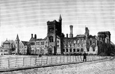 The University of Toronto after the fire, 1890. Creator: Paterson.