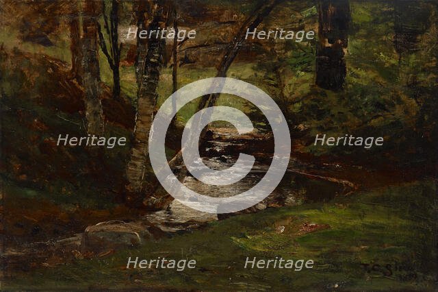 Landscape (Laura's Nook), 1889. Creator: Theodore Clement Steele.