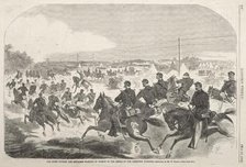 The Union Cavalry and Artillery Starting in Pursuit of the Rebels up the Yorktown Turnpike, 1862. Creator: Winslow Homer (American, 1836-1910).
