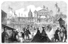 The Imperial Fetes at Paris: scene at the Esplanade des Invalides, 1861. Creator: Unknown.