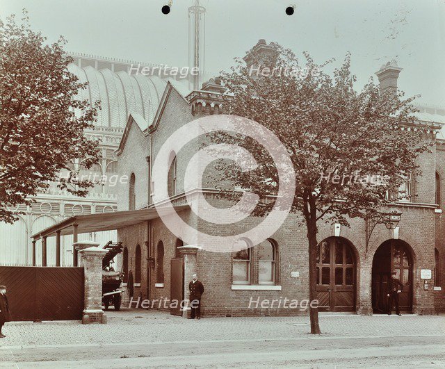 Sydenham Fire Station, Crystal Palace Parade, Lewisham, London, 1907. Artist: Unknown.