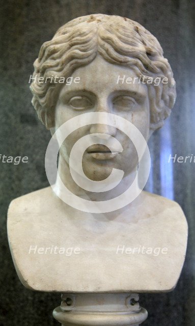 Head of an Amazon, early 1st century. Artist: Unknown