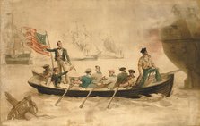 Perry Transferring His Flag to the Niagara, late 19th century. Creator: Unknown.