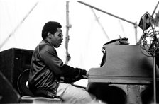 George Cables, Capital Jazz, Knebworth, Hertfordshire, July, 1981.   Artist: Brian O'Connor.