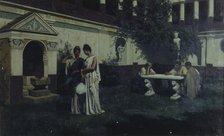 Sun's last rays in the Atrium, 1896. Artist: Bakalowicz, Stepan Vladislavovich (1857-1947)