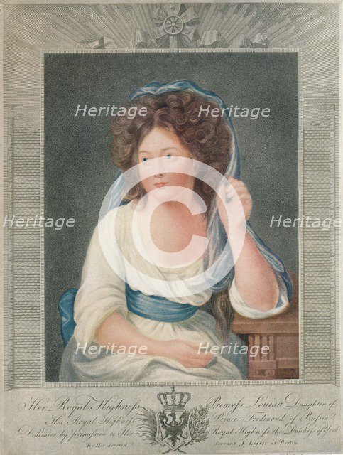 'Her Royal Highness Princess Louisa, Daughter of His Royal Highness Prince Ferdinand of Prussia', 19 Creator: Joseph Collyer.