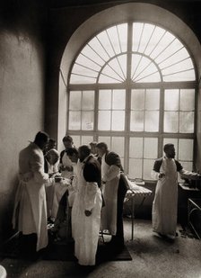 Hospital de la Santa Cruz, Barcelona: Dr  Esquerdo's clinic, c1900. Creator: Unknown.