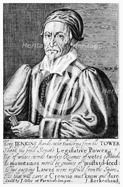 David Jenkins, 17th century Welsh judge, c1905. Artist: Unknown