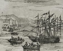 The Taking of Menorca, November 7, 1798, (1851).  Creator: Unknown.