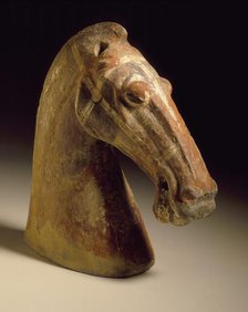 Horse Head, 206 B.C.- A.D. 220. Creator: Unknown.