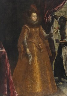 Portrait of Giulia d'Este (1588-1645), 1609. Creator: Peranda, Sante (1566-1638).