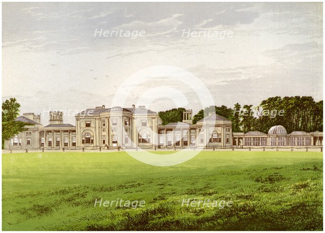 Heaton Park, Lancashire, home of the Earl of Wilton, c1880. Artist: Unknown