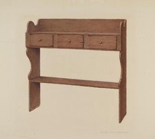 Sideboard, 1935/1942. Creator: Cecily Edwards.