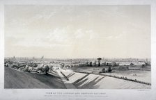 London and Croydon Railway, New Cross, Deptford, London, 1838. Artist: Edward Duncan