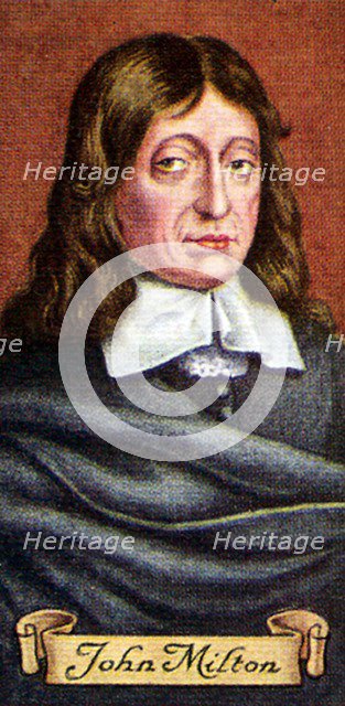 John Milton, taken from a series of cigarette cards, 1935. Artist: Unknown
