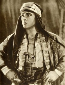 Rudolph Valentino in "The Sheik", 1921, (1935). Creator: Unknown.