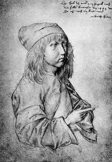 'Self portrait at the age of thirteen', 1484, (1936). Artist: Albrecht Dürer