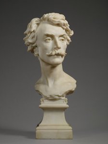 Bust of Jean Léon Gérôme (1824-1904), 1872-1873. Creator: Jean-Baptiste Carpeaux.