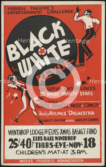 Black and White Revue, [193-]. Creator: Unknown.