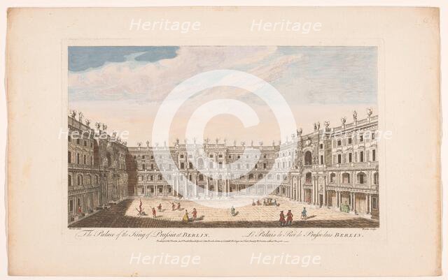 View of the Berliner Stadtschloss in Berlin, 1754-1755. Creator: Thomas Bowles.