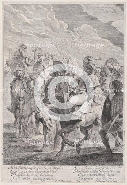 A Turkish Prince on Horseback, ca. 1620-25. Creator: Pieter Soutman.