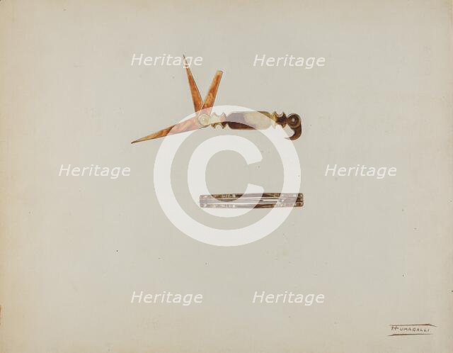 Toothpick, c. 1939. Creator: Frank Fumagalli.