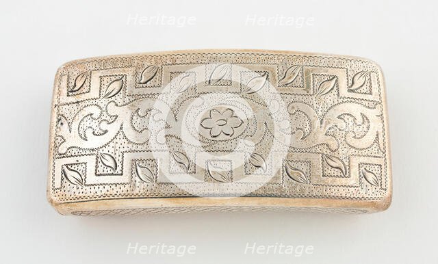 Vinaigrette, Birmingham, c. 1806/07. Creator: Marked KH & Co..