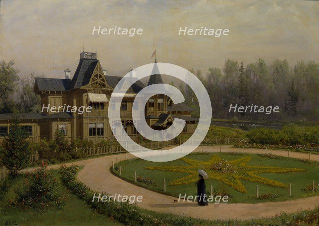 A Dacha, 1892. Artist: Lagorio, Lev Felixovich (1827-1905)
