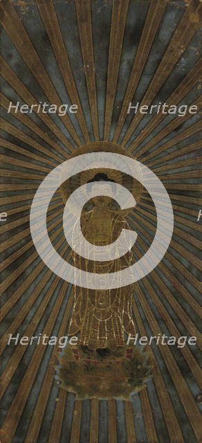 Amida Manifesting in the Dharma-body of Expedient Means, 18th century. Creator: Unknown.