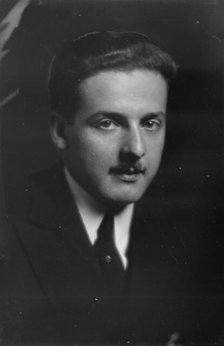 Baumgarten, Mr., portrait photograph, 1917 Nov. 5. Creator: Arnold Genthe.