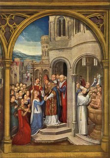 'The Arrival in Rome', 1489. Creator: Hans Memling.