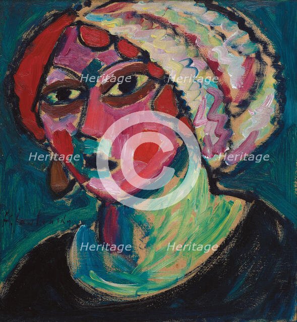 White Turban, 1912. Creator: Javlensky, Alexei, von (1864-1941).