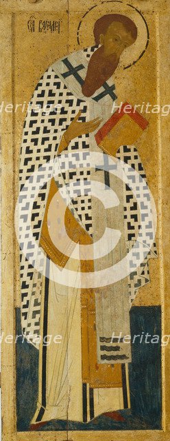 Saint Basil The Great (From the Deesis Range). Artist: Dionysius (ca. 1450-before 1508)
