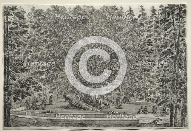 Views of the Villa of Pratolino: The Inhabited Tree. Creator: Stefano Della Bella (Italian, 1610-1664).