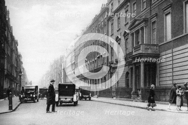 Harley Street, London, 1926-1927.Artist: Whiffin
