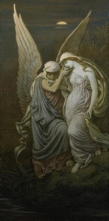 The Cup of Death, 1885 and 1911. Creator: Elihu Vedder.