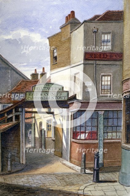 Bell Tavern, Addle Hill, London, 1868. Artist: JT Wilson