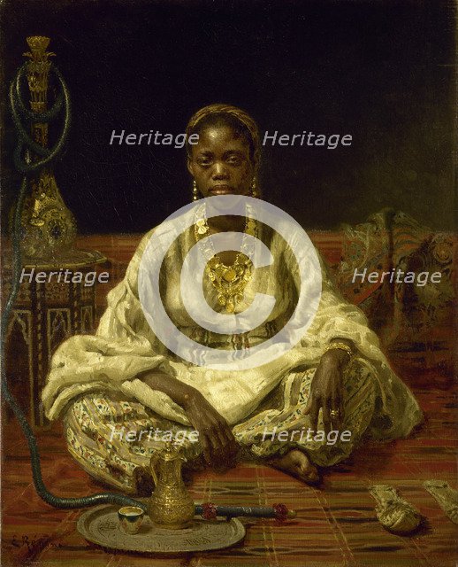 Black woman, 1875-1876. Creator: Repin, Ilya Yefimovich (1844-1930).