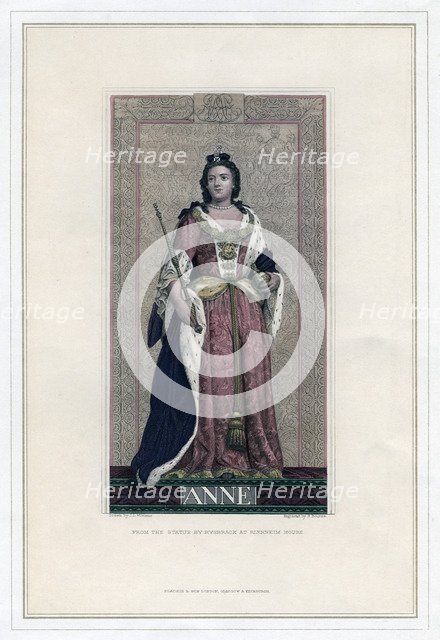 Queen Anne, (19th century). Artist: H Bourne