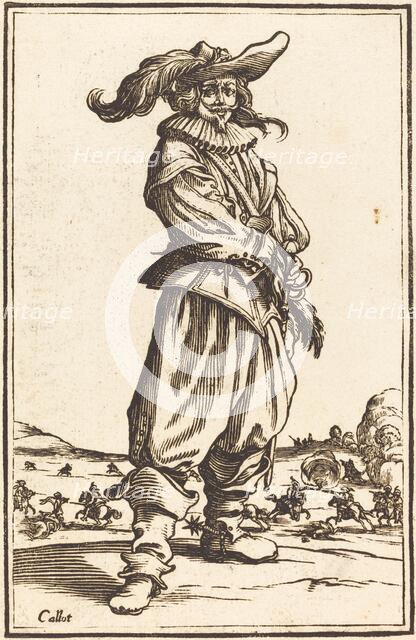 Soldier with Feathered Cap. Creator: Unknown.