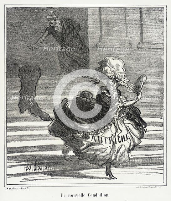 La nouvelle Cendrillon, 1866. Creator: Honore Daumier.