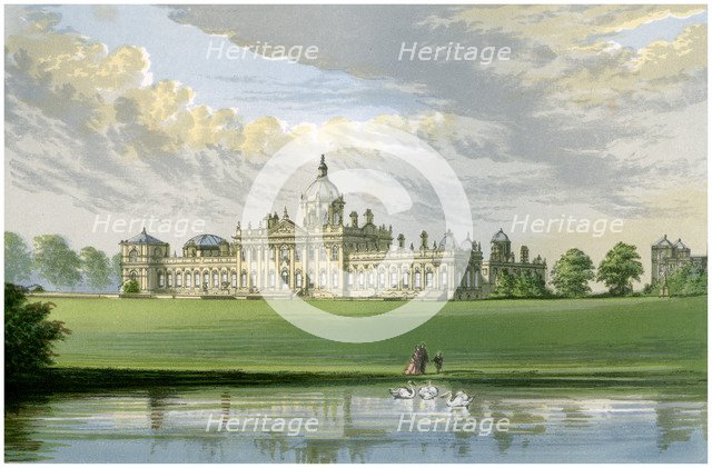 Castle Howard, Yorkshire, home of the Earl of Carlisle, c1880. Artist: Unknown